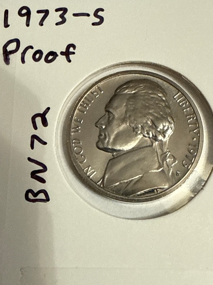 1973 S Jefferson Nickel Proof