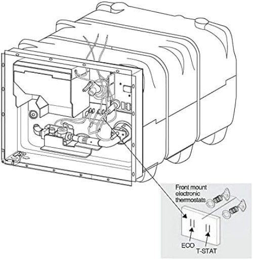 Atwood Compatible Water Heater Thermostat Kit - Safe Emergency Cutoff Assembly