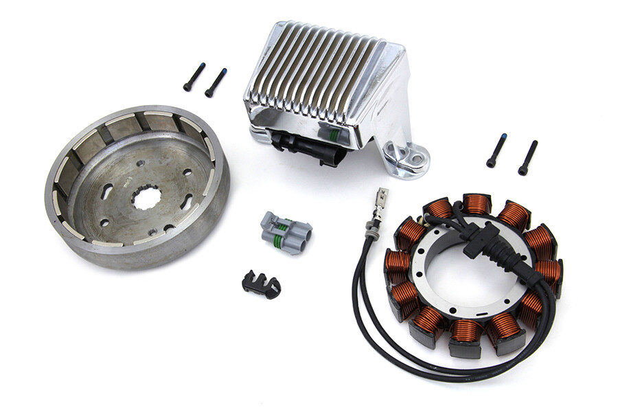 Alternator Charging System Kit 45 Amp fits Harley Davidson