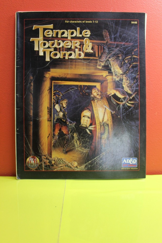 TSR  Advanced Dungeons & Dragons Temple Tower & Tomb (See DESCRIPTION)