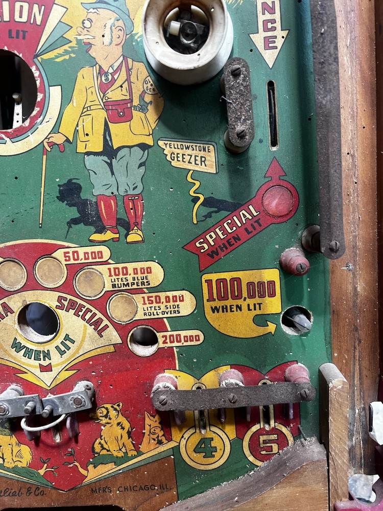 vintage pinball machine Board Table