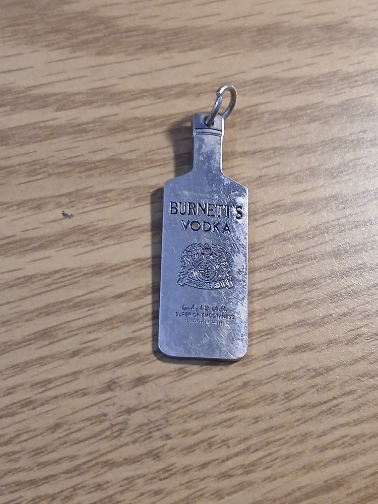 Burnett’s Vodka Alcohol Keyring Keychain