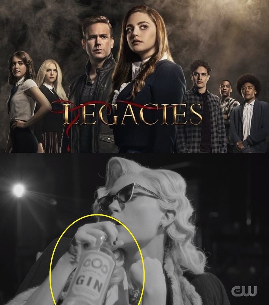Legacies Screen Used Lizzie Gin Bottle