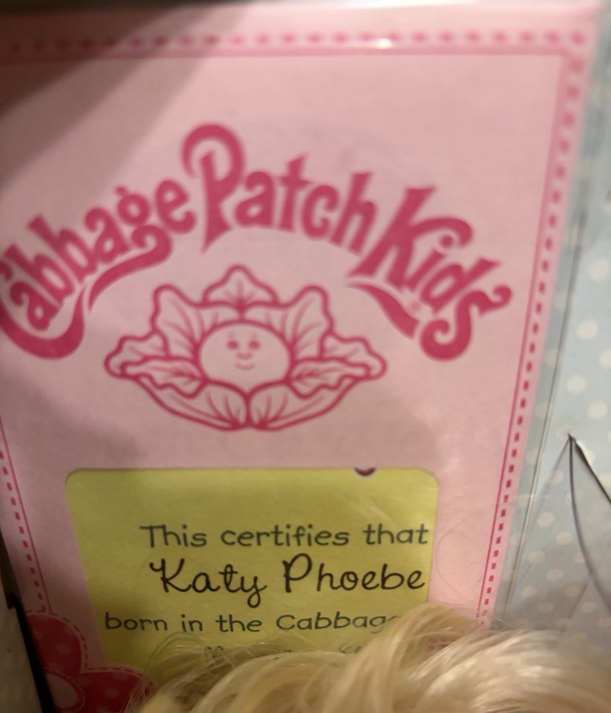 2011 Cabbage Patch Kids “Katy Phoebe” NIB