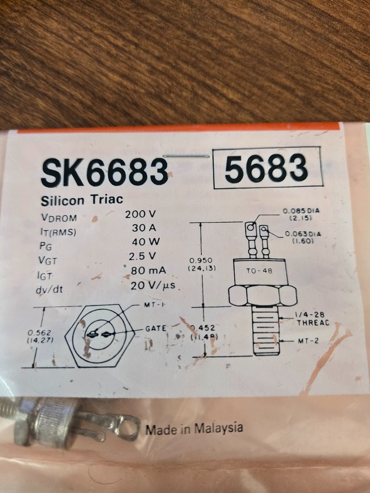 Sk6683 Silicon TRIAC