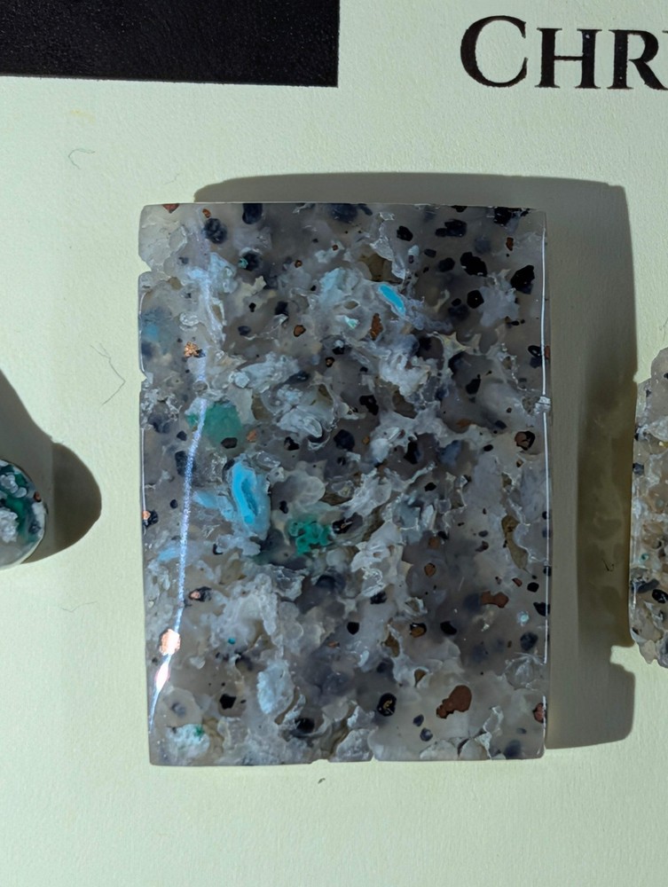 Rectangle Shape - Confetti Chrysocolla - Sacred Alchemy Select - Design-Ready Se