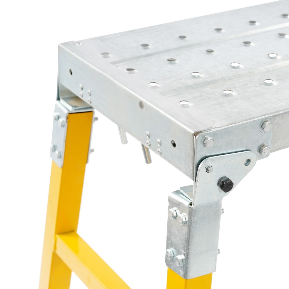 Portable Work Platform Adjustable with Folding Legs for Workshop/Garage/OfficeUS