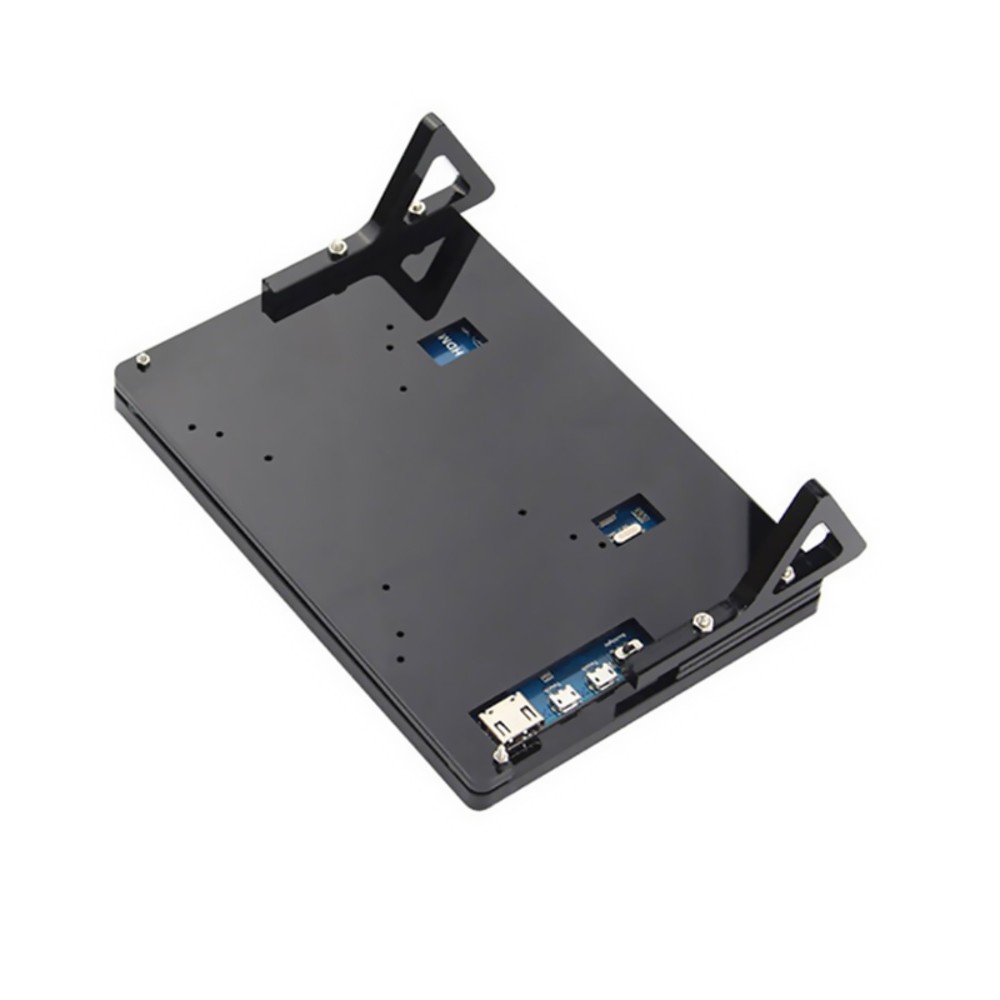 Acrylic Front & Back Shell + Base + Screws For 7" Raspberry Pi 2 B LCD Screen