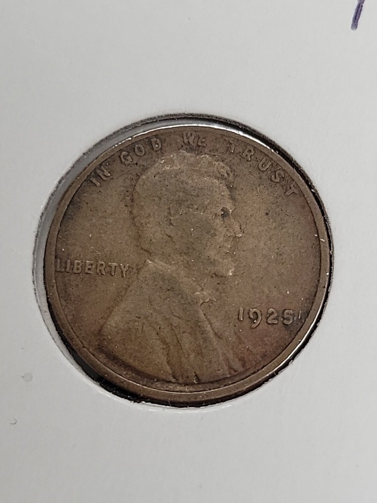 1925 Lincoln Wheat Cent Penny 1C