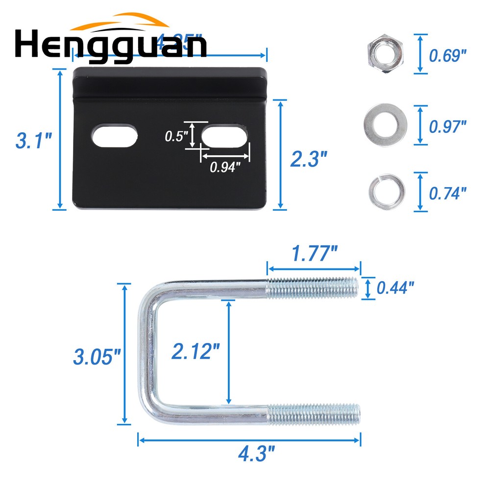 2" Trailer Lock Down Hitch Tightener Stabilizer