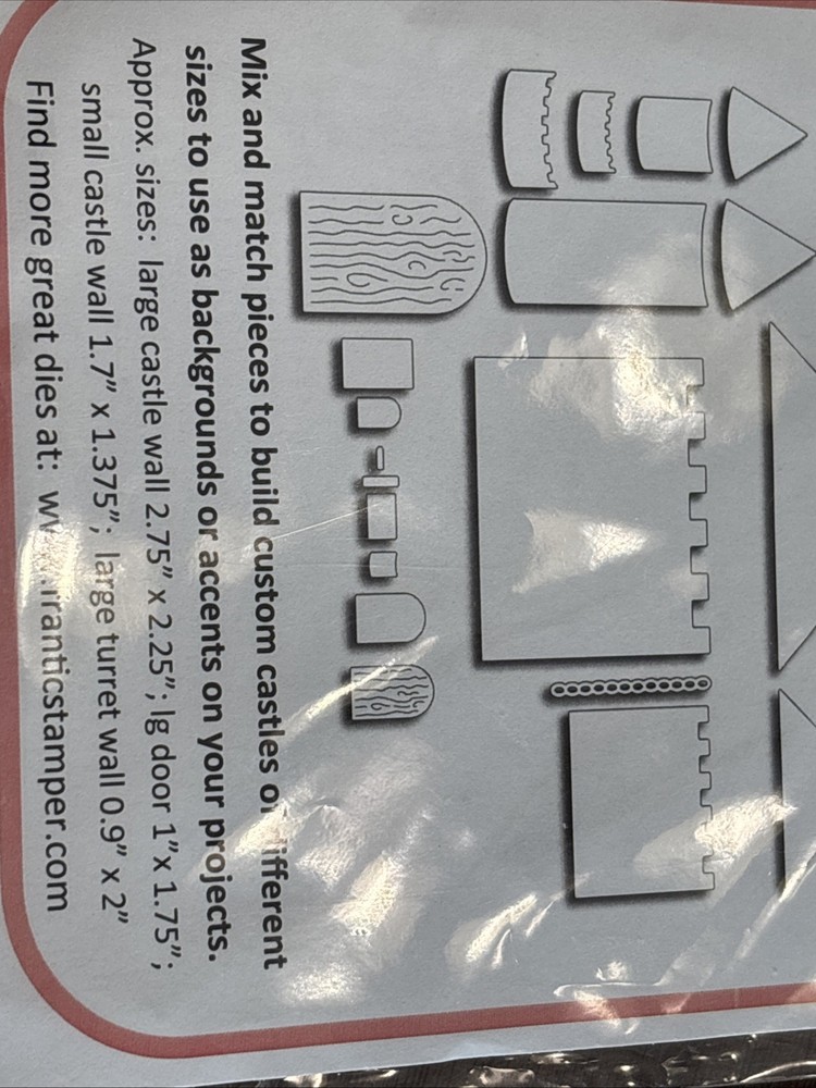 frantic stamper dies Castle Building Kit