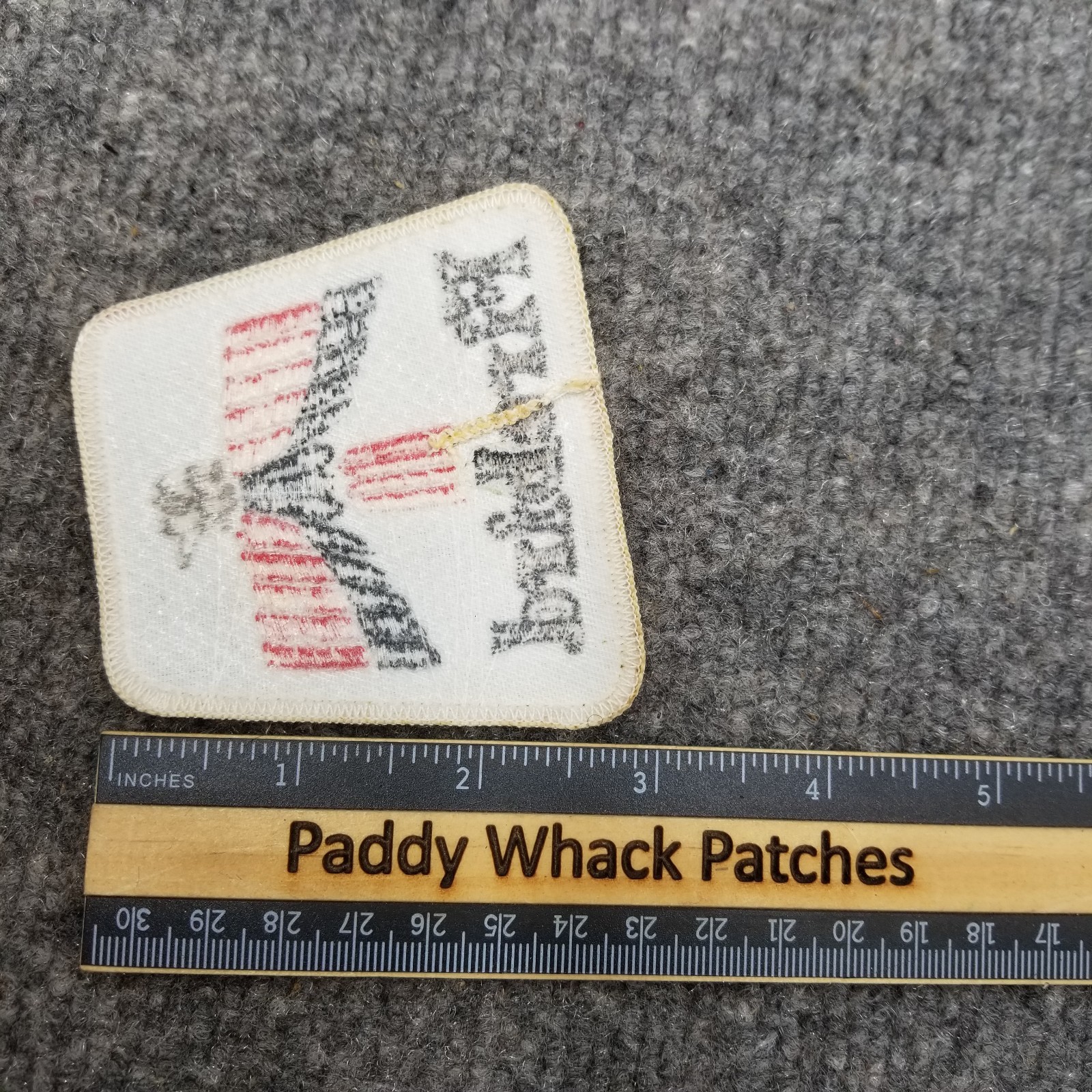 Vintage Firebird Patch Car Auto Pontiac 80s Stained AE1