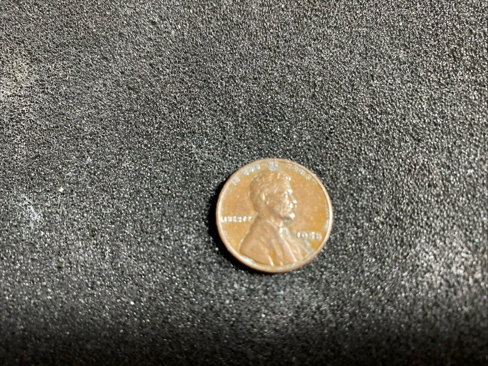 PENNY 1958 D  Error L On Rim