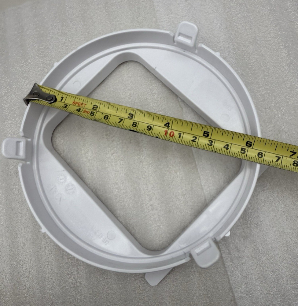 Exhaust Square Duct Interface for Portable Air Conditioner A/C Hose Connector