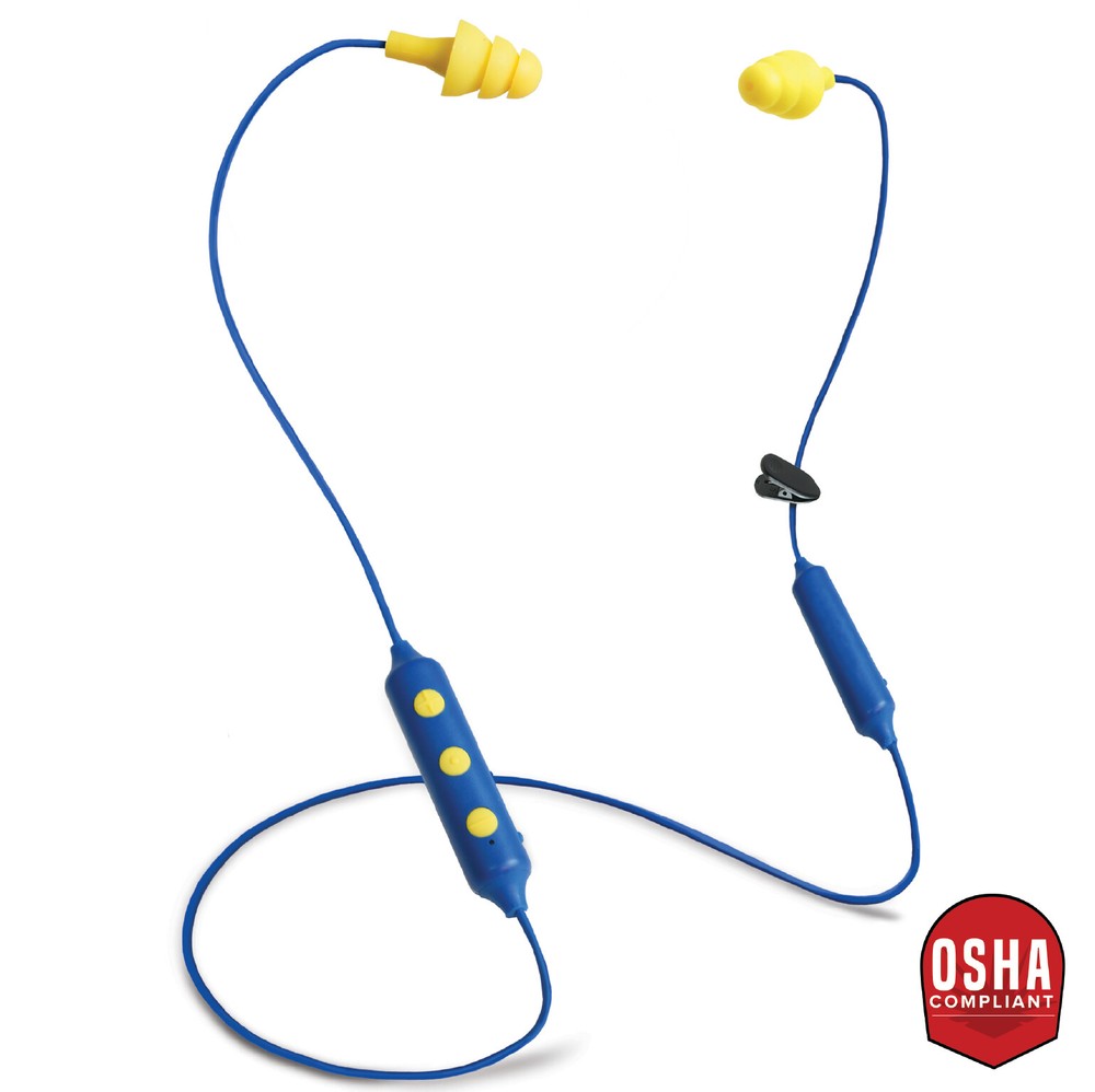Plugfones Wireless BasicPro Bluetooth, Earplugs, Headphones for Construction