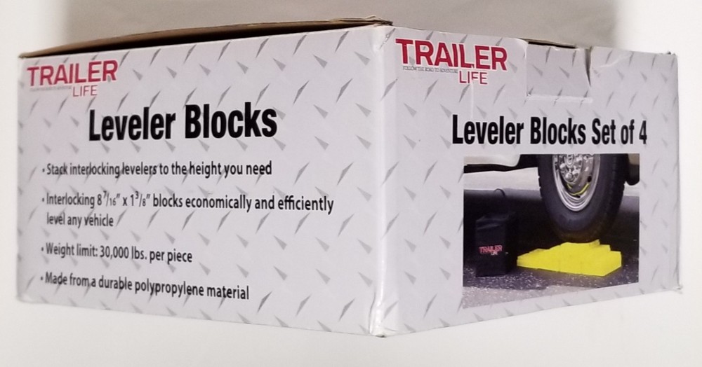Trailer Life RV Leveling Blocks 4-Pack