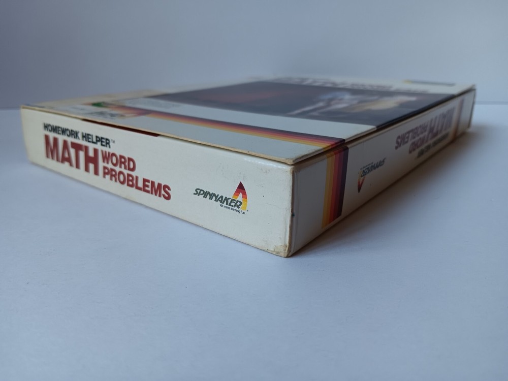 Commodore 64 Homework Helper Math Word Problems Computer Software Tested/Works