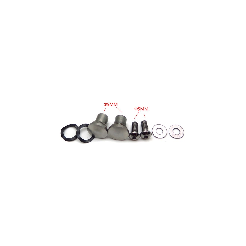 Chrome Detachable Latch Kit Nut/Bolt/Stud with Bolt Washers for Harley Davidson