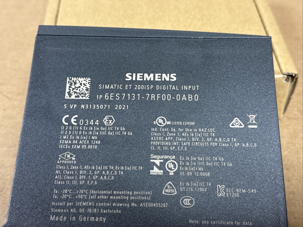 NEW Siemens 6ES7131-7RF00-0AB0 SIMATIC Digital Input Module FAST SHIP