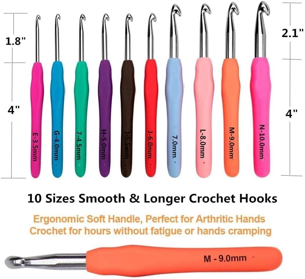 Ergonomic Crochet Hooks for Arthritic Hands