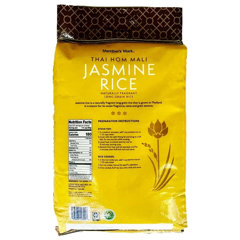 RESTAURANT Thai Jasmine Rice (25 Lb.)