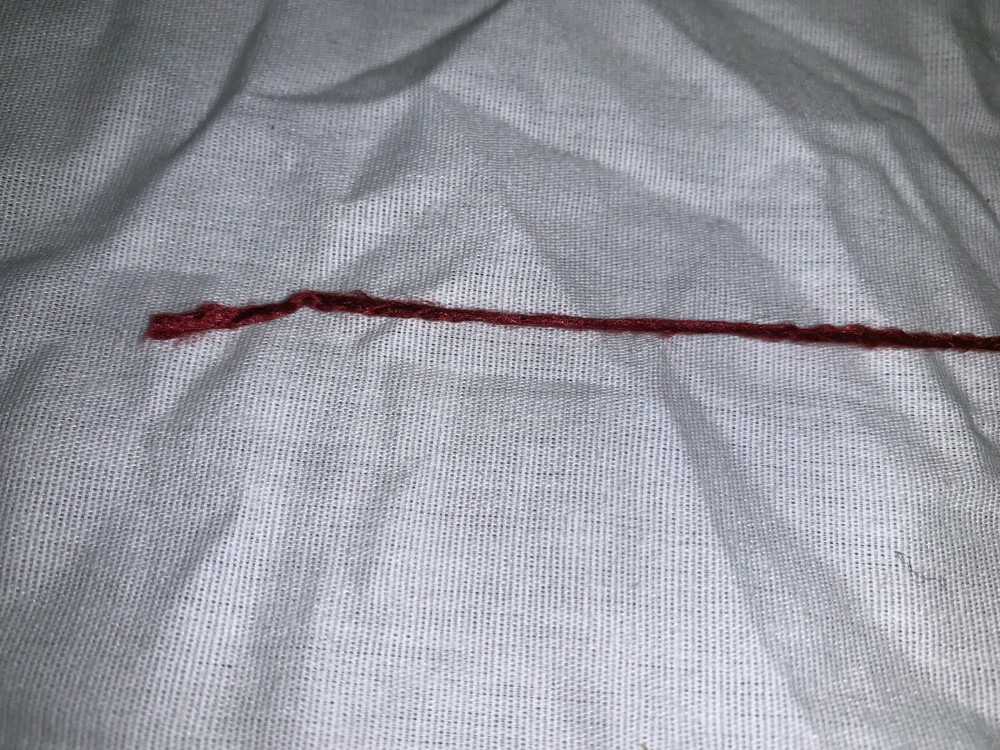 RAYON CONSTRUCTION MASON STRING LINE LINES BONDED TWINE DARK RED 1000 FT