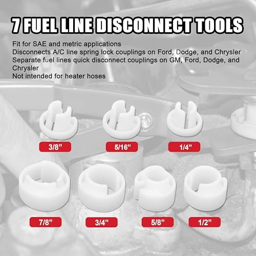 SGT 27pc Fuel Line Disconnect Tool Set,Master Quick Disconnect Tool Kit with