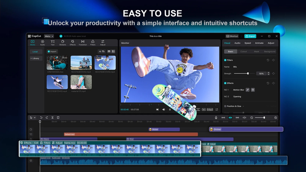 CapCut Pro 12 Months Access - AI Features & 4K - Mobile/PC/Web - Fast Delivery