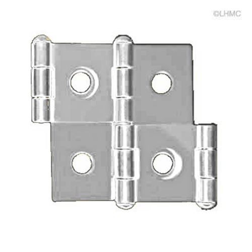 Double Acting Folding Screen Hinge For 3/4" Panel - Chrome