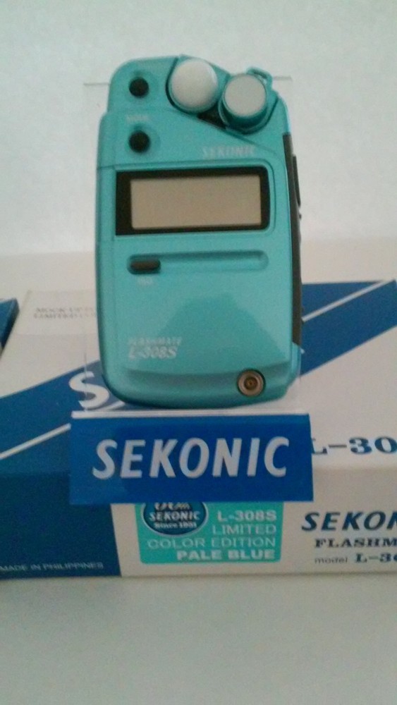 Sekonic 308S DISPLAY SAMPLES LIGHT METER (ALL 3 LIMITED COLORS SAMPLES ) RARE !!