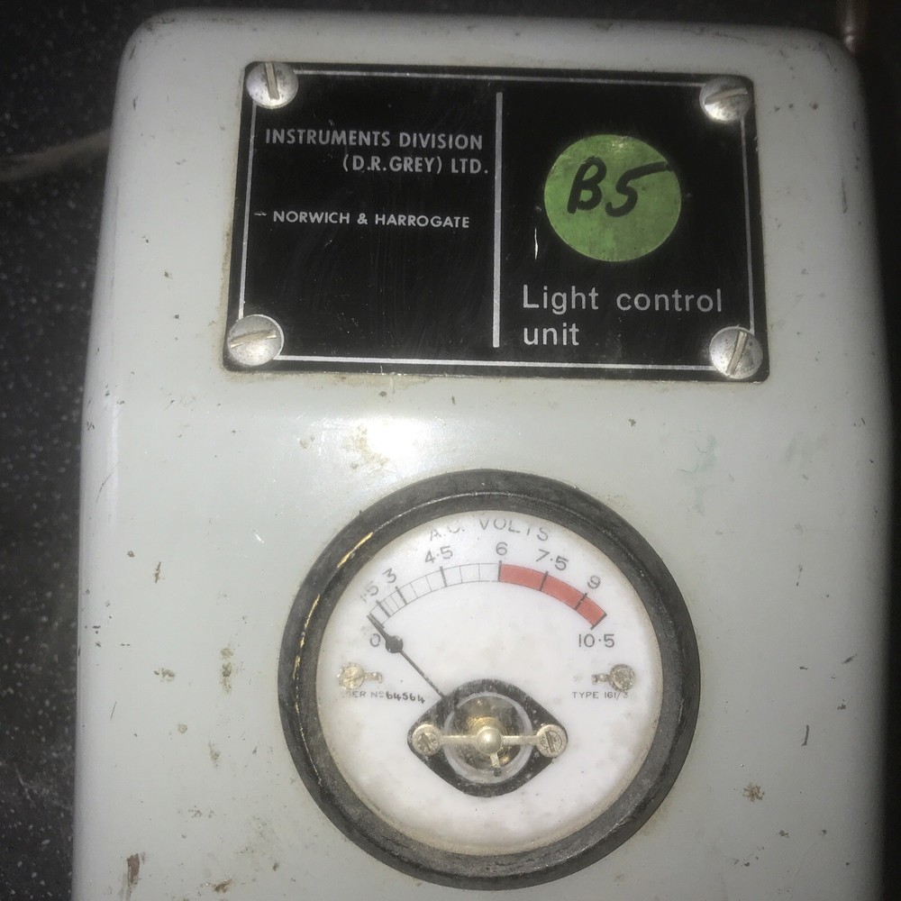 D.R Grey Instruments Division Light Control Unit Vintage