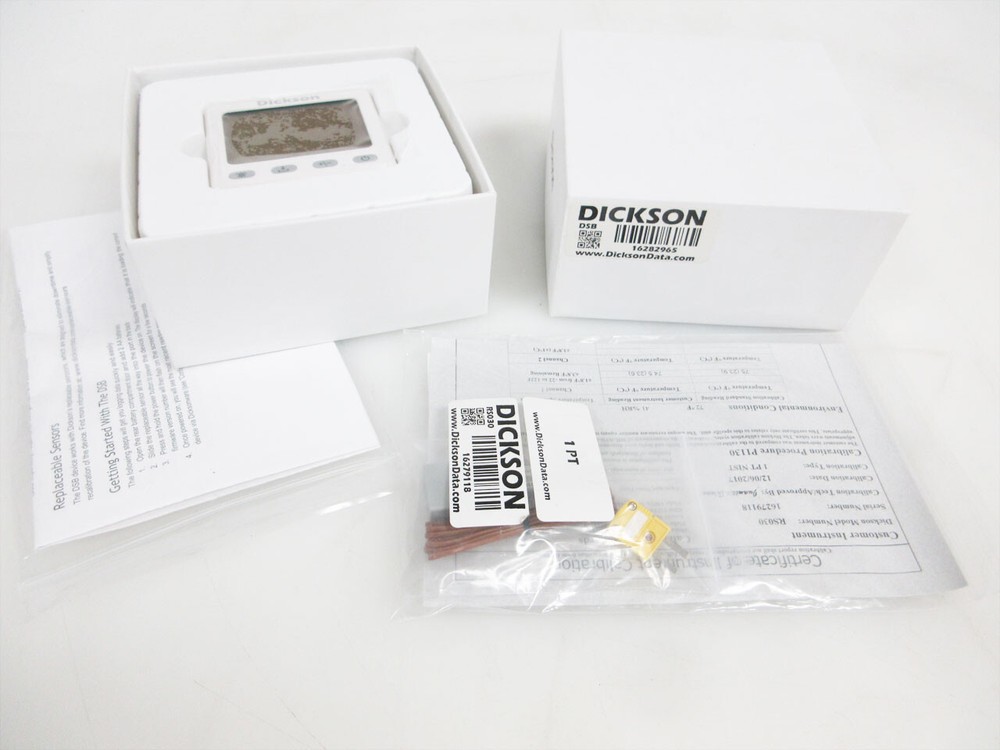 DICKSON DSB 2-CHANNEL DISPLAY LOGGER USB & RS030 TEMPERATURE SENSOR - V