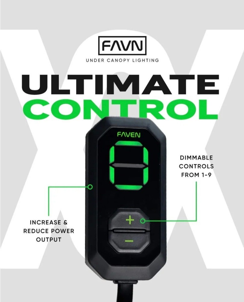 Faven Lighting Mini Controller for Use Under The Canopy LED Grow Lights