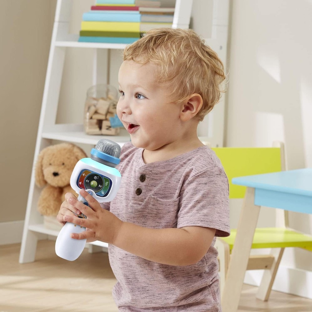 Interactive Kids Karaoke Microphone - Wireless, Bluetooth & 5 Voice Effects