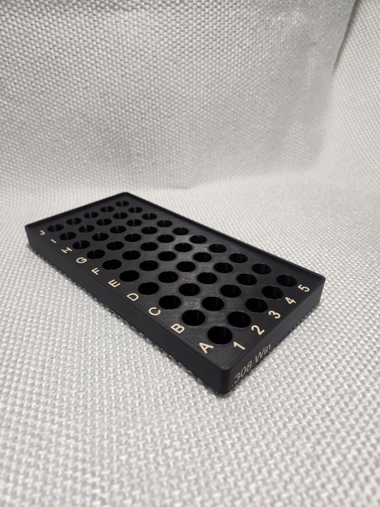 .308 Winchester 50rd reloading tray, Stackable, Different color options