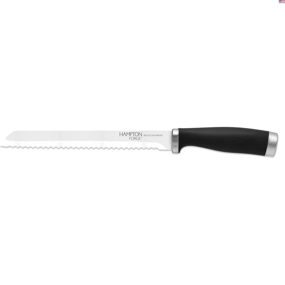 Epicure Bread Knife, Black