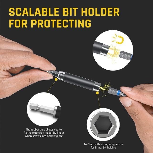 Fanttik 43Pcs Screwdriver Bit Set,