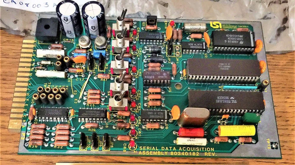 MEASUREMENT CONTROLS 80340182 DATA ACQUISITION BOARD