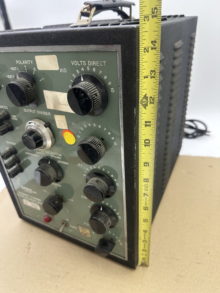 Epsco Secondary Standard Voltage Reference Source Model VR-607 Untested*