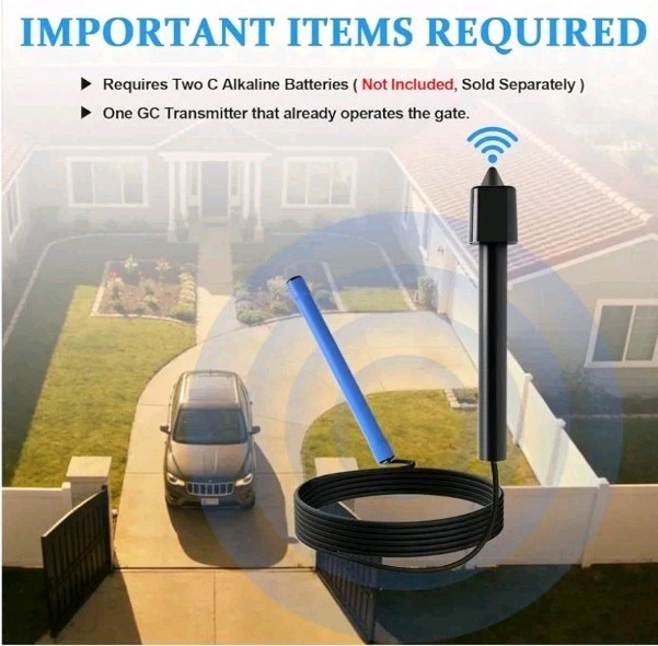 Vehicle Exit Sensor Kit For Ghost Controls Driveway Door Opening Systems