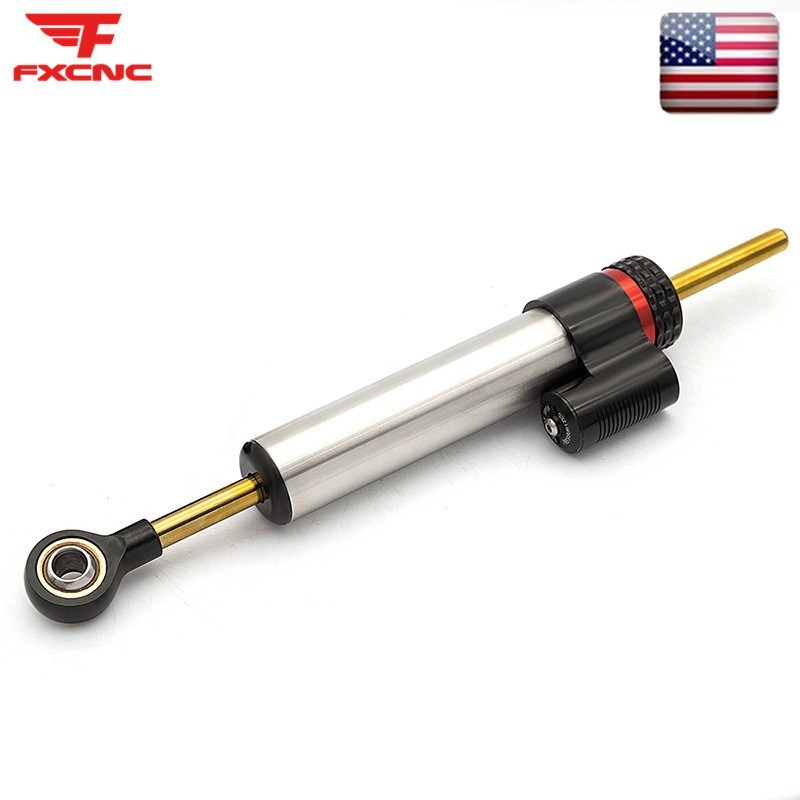 FXCNC Universal Steering Damper Linear Stabilizer Reversed Adjustable 255MM New