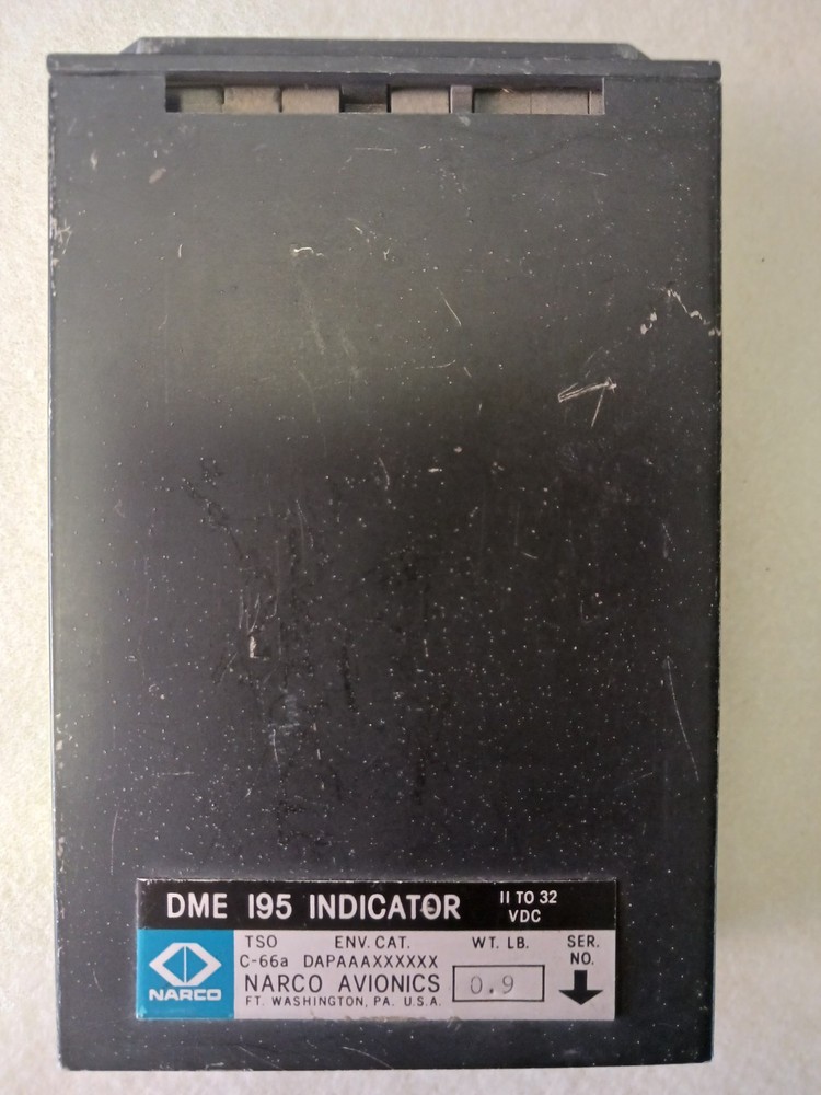 Narco DME 195 Indicator TSO