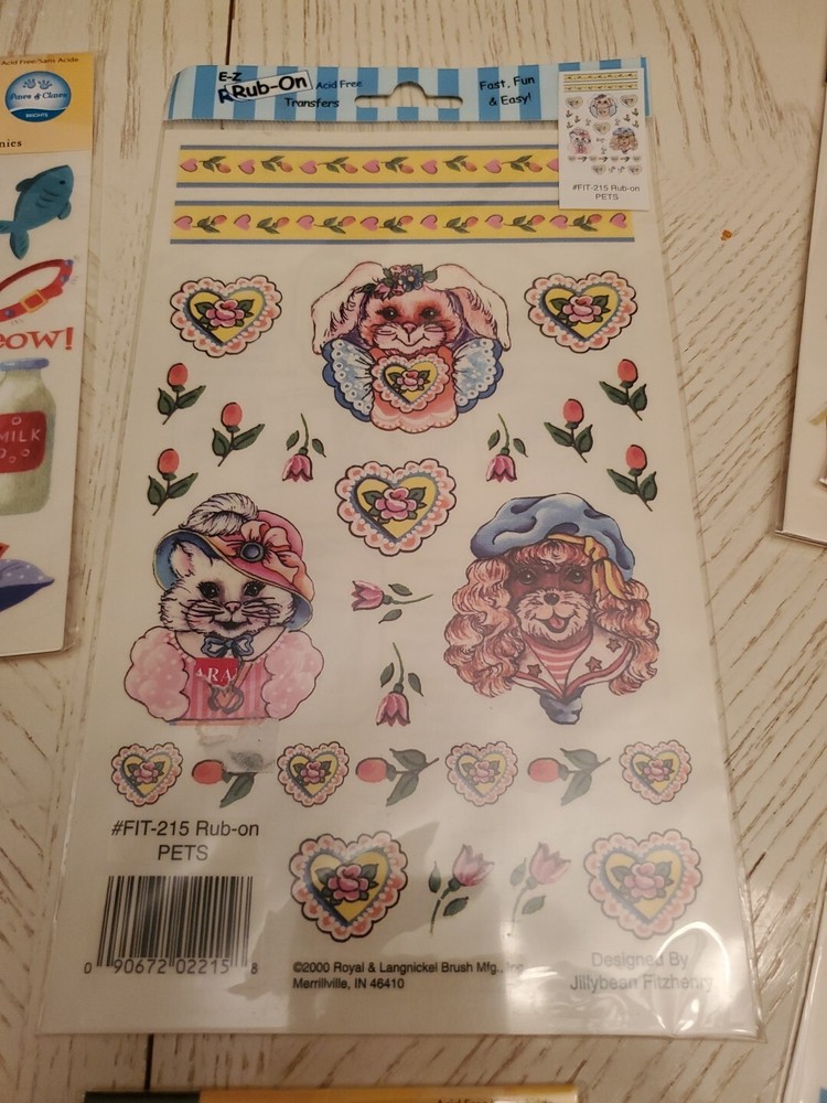 Rub On Transfers Lot