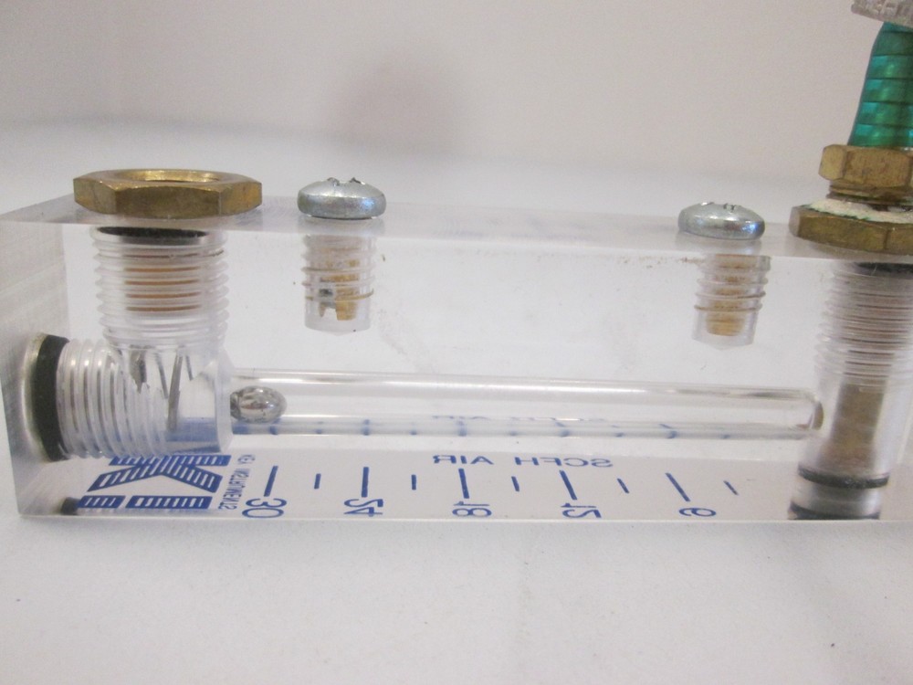 King Instruments, 0-30 SCFH Air, Flowmeter, Used