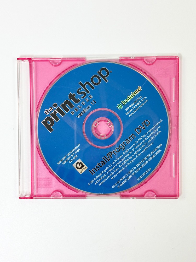 The Printshop Deluxe Version 15 Software