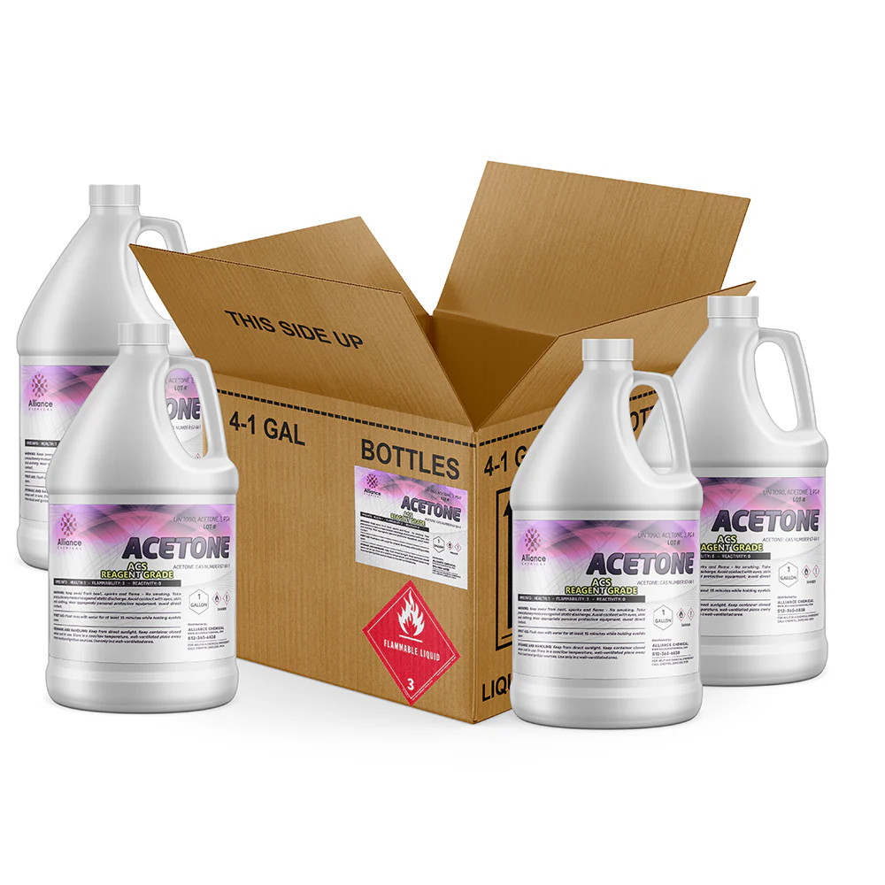 Acetone ACS Grade - 4 Gallon Case
