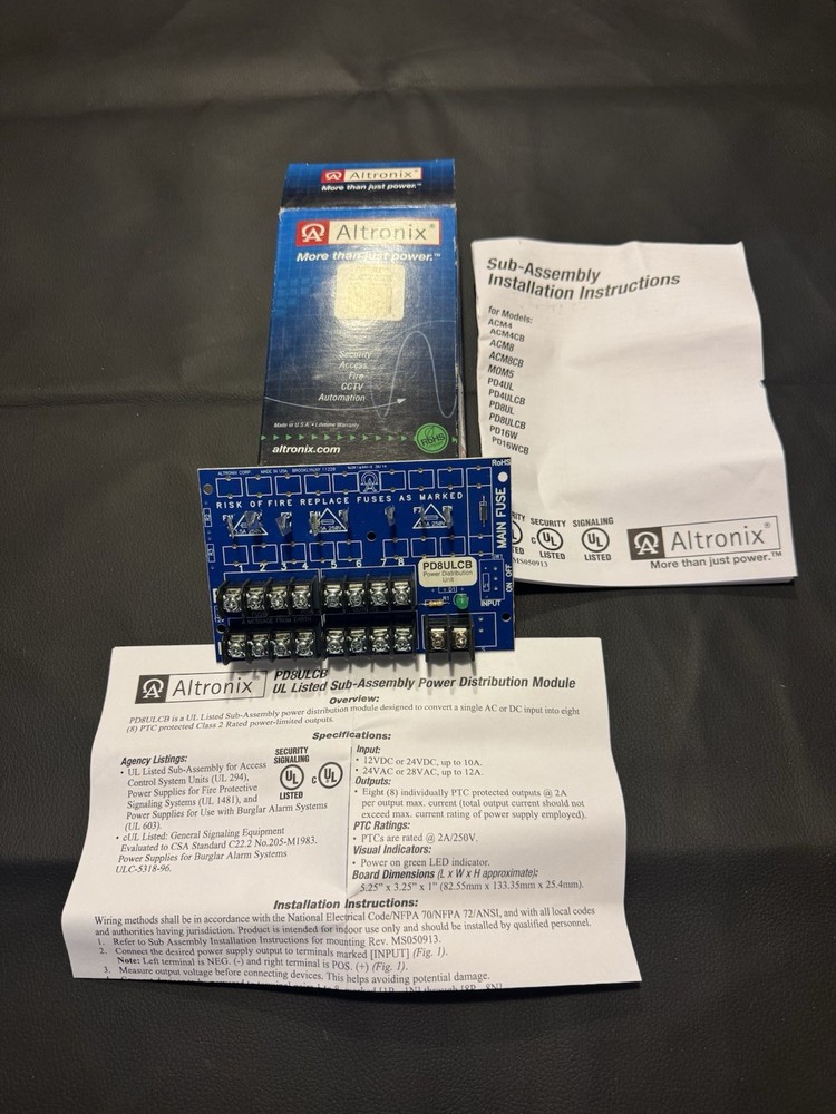 Altronix PD8ULCB