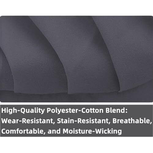 Chef Hat and Cooking Cap - 2Pcs/Set Adjustable Elastic Caps One Size Black