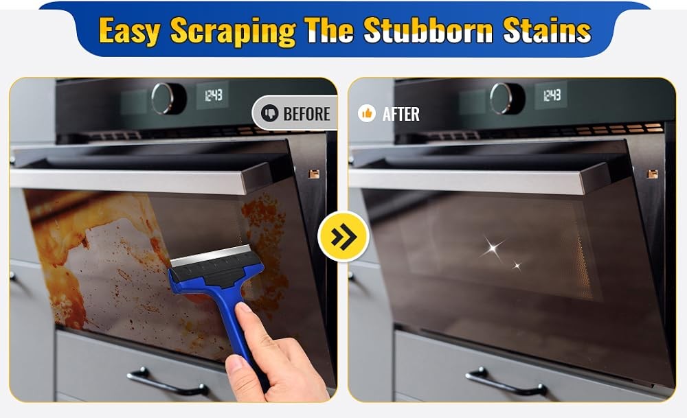 Blade Scraper, Scraper Tool Extra Replacement Metal Blades,