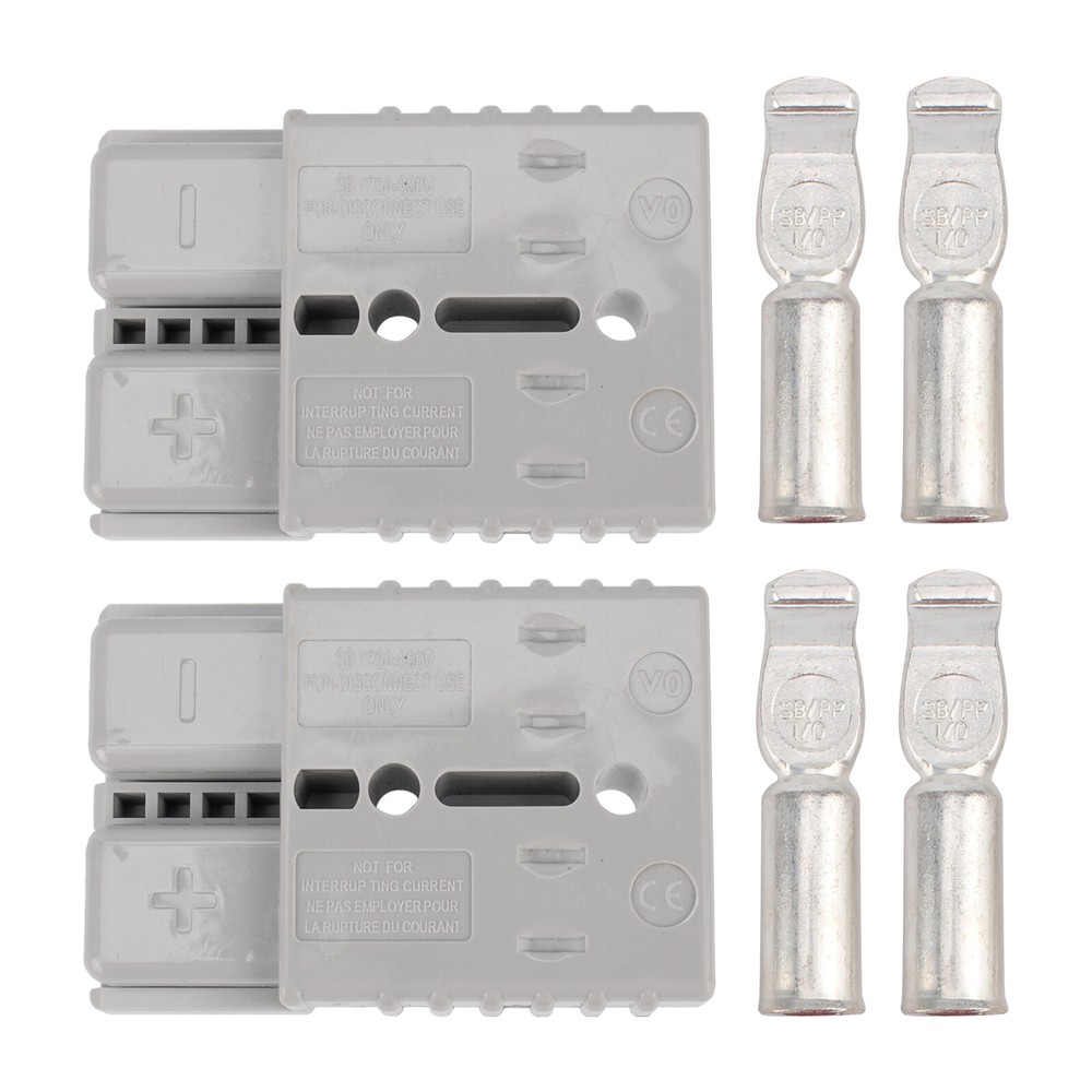 Disconnect Switch 175 Amp Battery Quick Connect Plug 2 AWG Terminals